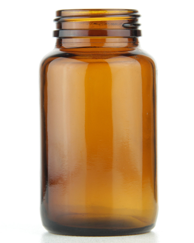 300ml poederpot, bruin