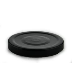 Twist off sluiting 63 button, zwart