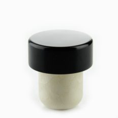 Dopkurk 19.5mm, Aluminium zwart